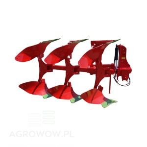 Agrowow 3-bottom reversible agricultural plow