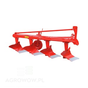 Agrowow 4-bottom bed plow with raised frame
