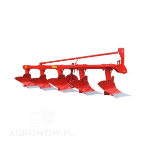 Agrowow 5-bottom bed plow with raised frame