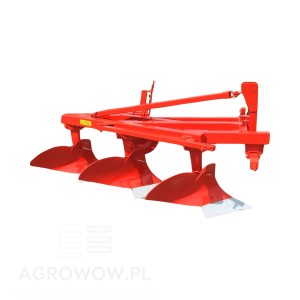 Agrowow 3-bottom bed plow with raised frame and shear bolt protection – ATLAS