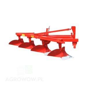 Agrowow 4-bottom bed plow with raised frame and shear bolt protection – ATLAS