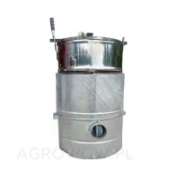Agrowow 200 L stainless steel coal-fired potato steamer 1.jpg