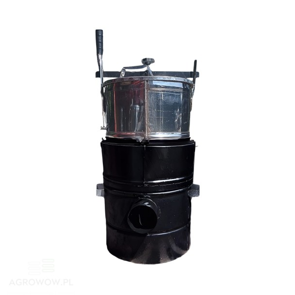 Agrowow 60 L coal-fired potato steamer, painted with stainless steel boiler 1.jpg