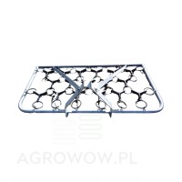 Agrowow 1.5 m 3-row meadow harrow 1