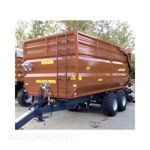 Techmont przyczepa rolnicza tandem wywrotka 10t skorupowa