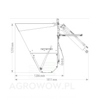 Piaskarka samozaładowcza Sand Master 1,8 m 16
