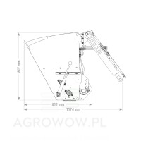 Self-loading grit spreader Sand Padawan 1.4 m 12