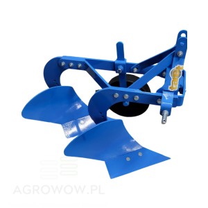 Taret pług dwuskibowy  do mini traktorka