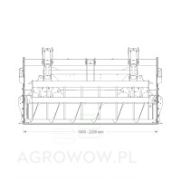Kołaszewski screw feeder bucket with top clamp 2.2 x 1.05 m 3.jpg