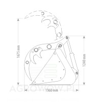 Kołaszewski MAXI TELESKOP bucket grab with clamp 2.6 x 1.24 m 2.jpg